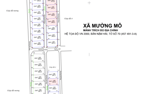 NIÊM YẾT VIỆC ĐẤU GIÁ TÀI SẢN XÃ MƯỜNG MÔ ( LẦN 2)